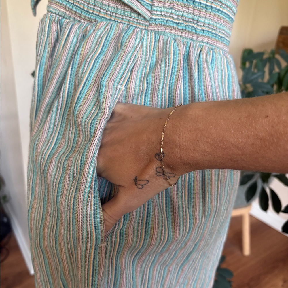 American Eagle - Strapless Striped Maxi Dress - Picture 4 of 8